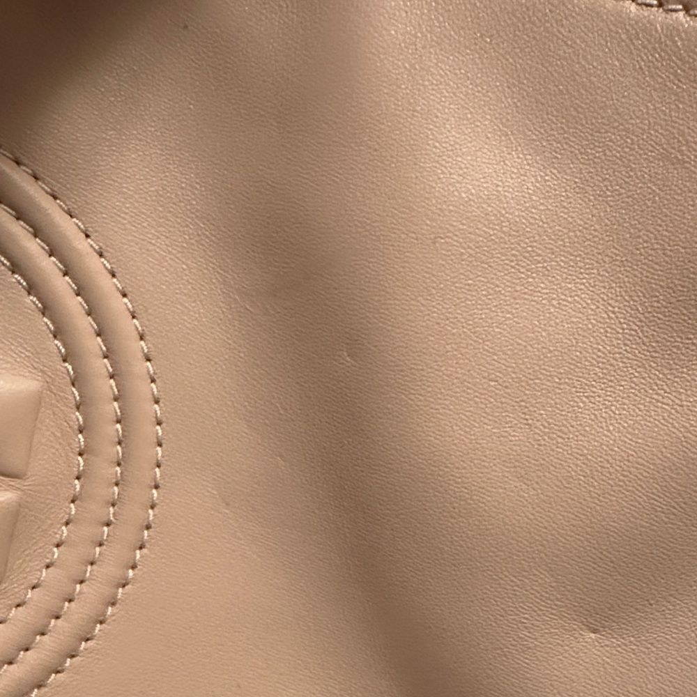 Tory Burch Blush Pink Soft Leather Shoulder Bag Classic Beautiful Chic Stylish - Picture 11 of 11